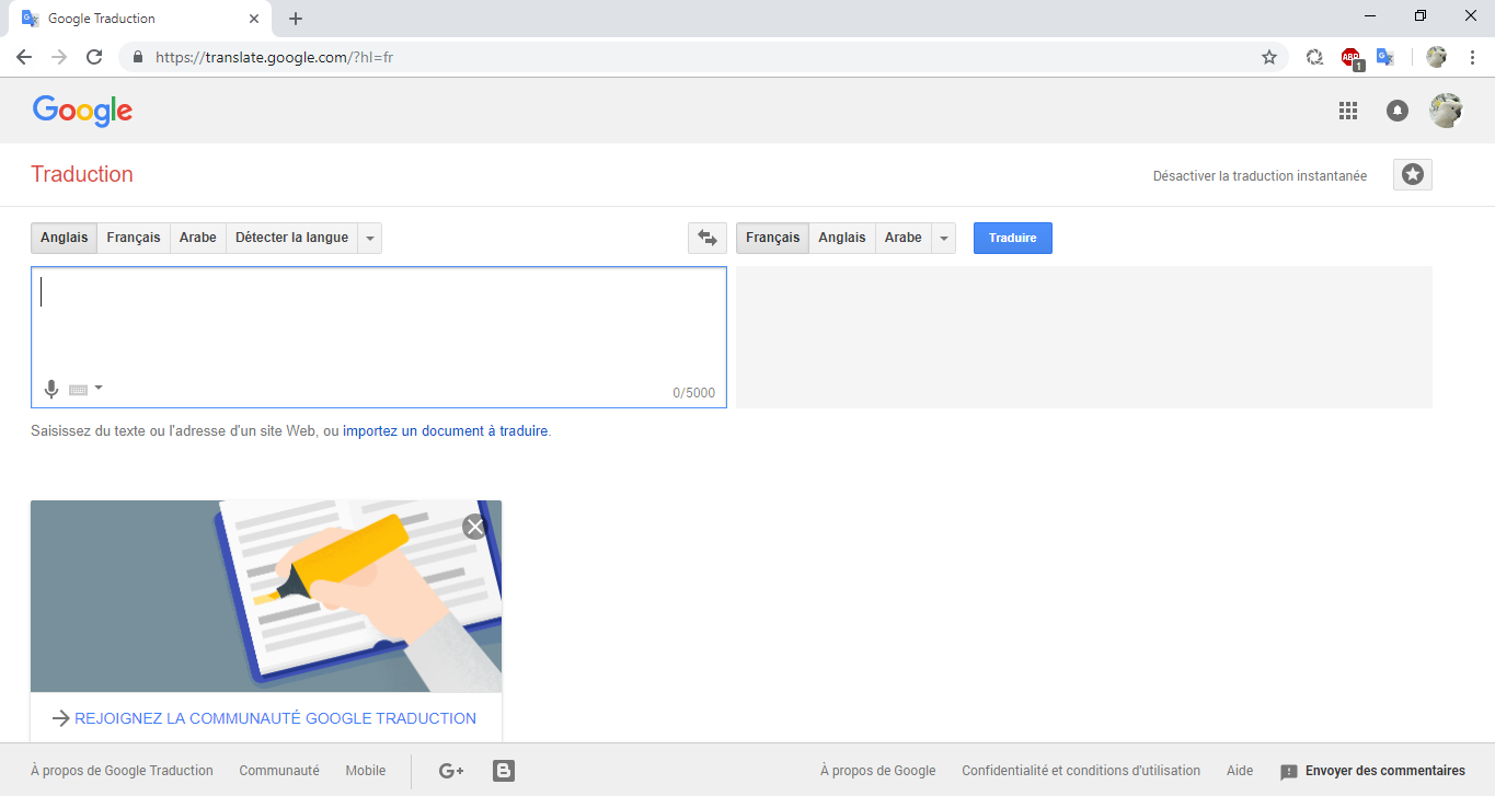 Google Traduction passe au Material Theming – mbriand