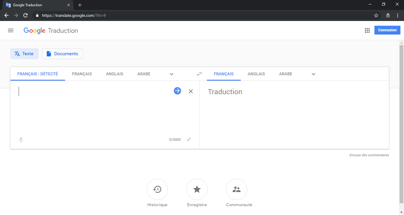 Traduire en francais
